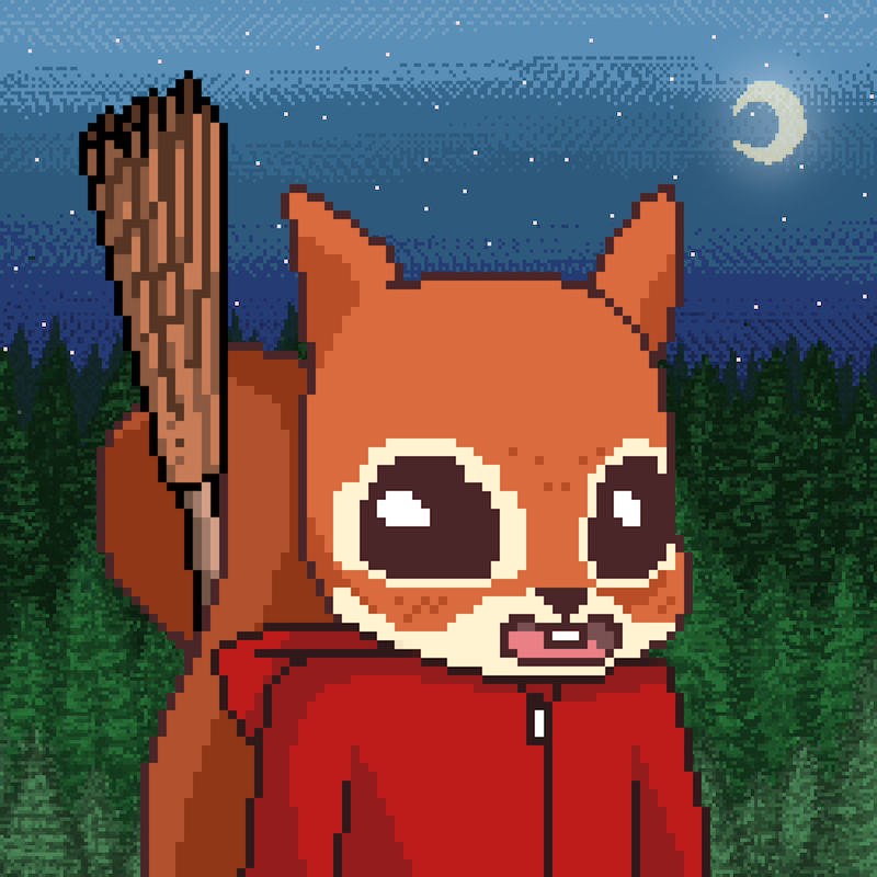 Pixel Squirrels #522